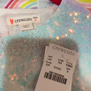 Crew cut girls dress, size 8